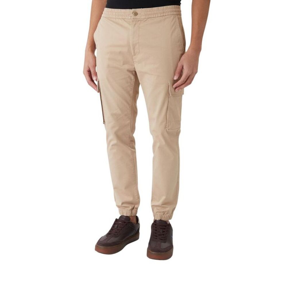 Calvin Klein Jeans Beige Cotton Cargo Men's Pants